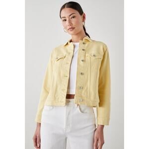 RAILS The Mulholland Denim Jacket in Lemon Drop Yellow Size XS